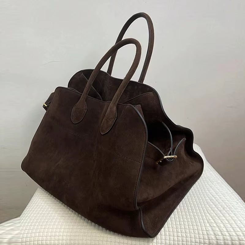 Tote Bag for Women Shoulder Bags Suede Large Capacity Shopping Bag Retro Class Bag for Girl Designer Bags Bolsos Mujer Сумка 가방