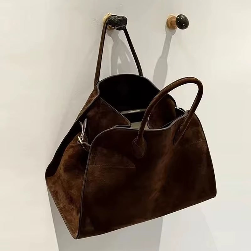 Tote Bag for Women Shoulder Bags Suede Large Capacity Shopping Bag Retro Class Bag for Girl Designer Bags Bolsos Mujer Сумка 가방